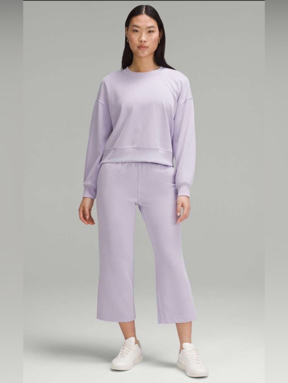 Lululemon Softstreme High-Rise Straight-Leg Cropped Pant Lilac Ether size 20